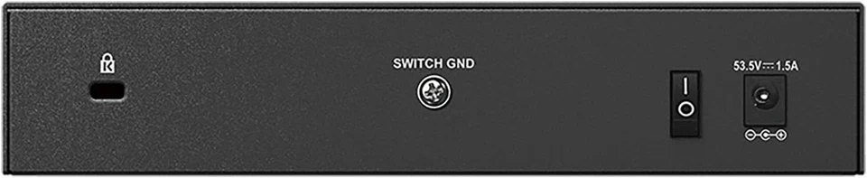 D-Link DGS-1008P/B 8-Port Gigabit Unmanaged Metal Switch with 80W across 4PoE po - Image 2 of 3