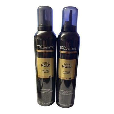 TRESemmé Extra Hold Shaping Mousse 10.5 oz Lot of 2 NEW 24Hr Frizz Control