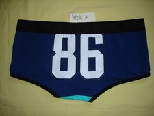 NWT Victoria's Secret Pink 86 Color Block Low Rise Boyshorts cotton Panties L