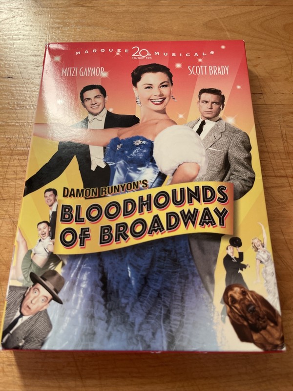 Bloodhounds of Broadway. DVD. W/lobby Card. Marquee Musicals.