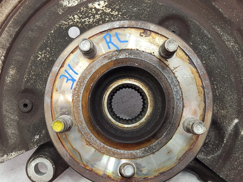 ✅ 00-05 OEM Jaguar S-Type X200 trasero izquierdo lado del conductor eje nudillo buje Foto 3 de 4