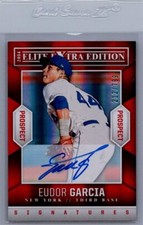 2014 Panini Elite Extra Edition #41 Eudor Garcia Prospects Signatures #/799