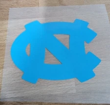 University of North Carolina Tar heels decal