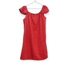 Madewell Eloise Dress Short Sleeve Mini Off The Shoulder Size Large