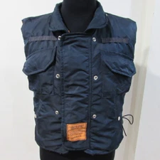 Schott Bros Men's Gilet Jacket Navy Blue Chest 34/36 UK S  REF (Y00513)