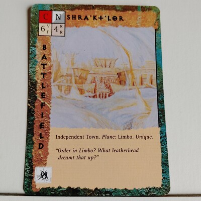 SHRA'KT'LOR -- BLOOD WARS CCG -- BASIC SET -- RARE -- NM