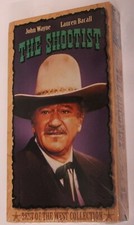 The Shootist VHS Tape John Wayne Jimmy Stewart Ron Howard Lauren Becall S1A