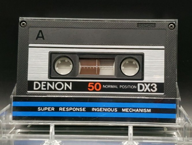 DENON DX3 カセットテープ　ゴールドバージョン　激レアモデル DENON DX3 GOLD NORMAL cassette tape release 5th anniversary