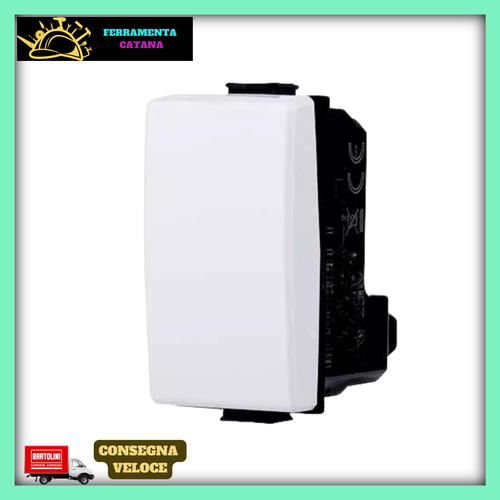 BTICINO MATIX FRUTTI COMPATIBILI PLACCA PRESA PLACCHE USB PULSANTE INTERRUTTORE - Foto 4 di 31