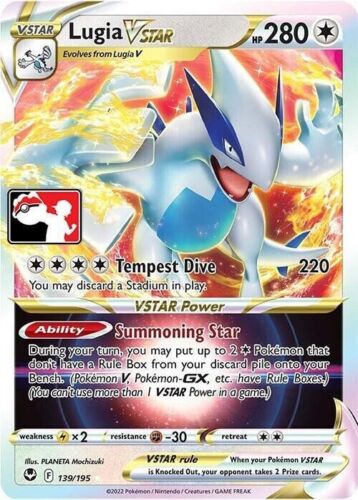 Pokemon Lugia VSTAR 139/195 Ultra Rare Prize Pack 3 Play Promo Near Mint