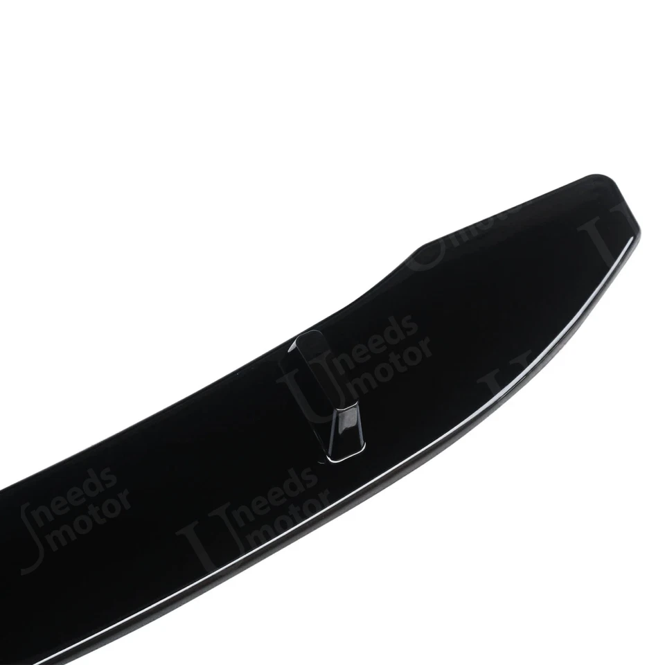 Kit de carrocería de alerón divisor de labios negro brillante para parachoques delantero BMW X1 F48 2016-2022 Foto 4 de 4