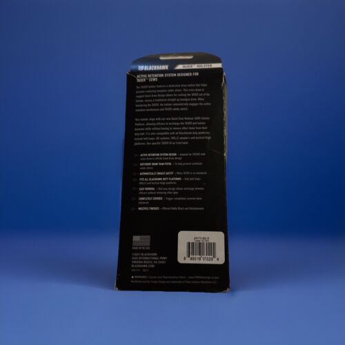 BLACKHAWK Level 2 Duty Holster Taser X2 -Matte Finish - New Open Box - RH - Picture 2 of 11