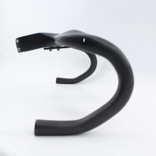 Full Carbon Fibre Road Bike Integrated Handlebar with Computer Stent Hole - Picture 12 of 15