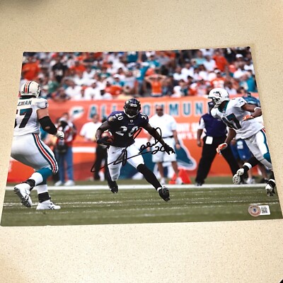 ED REED signed autographed 11X14 PHOTO BALTIMORE RAVENS NFL HOF BECKETT ...