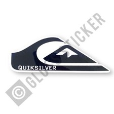 Pegatina de surf clásica con logotipo Quicksilver OG de colección patín años 80