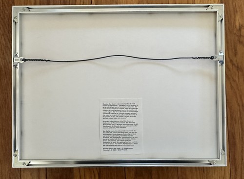 “TUNNELVISION” Print Signed By Artist Blue Sky. Framed And Double Matted 18.5” L - Picture 5 of 7