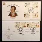 GB Great Britain Stamps 1996 Rare Alloway Rotary Club First Day Cover + ord  [J]