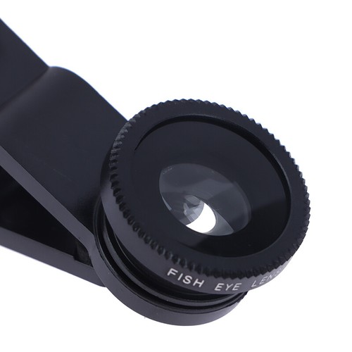 3in1 Fisheye Phone Lens 0.65X Wide Angle Zoom Fish Eye Macro Lenses Camera Kits - Zdjęcie 7 z 12