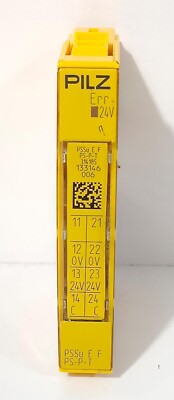(Lot of 3x) PILZ PSSU E F PS-P-T, 314185 POWER SUPPLYI/O MODULE