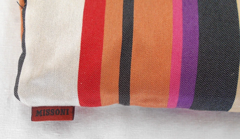 ДОМАШНИЙ ЧЕХОЛ-ПОДУШКА MISSONI 16% ШЕЛК 84% ХЛОПОК 60x60 см 24x24 дюйма abt LAUSANNE T59 - Изображение 4 из 4