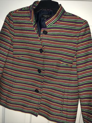 TALBOT'S Rainbow LGBTQ SEXY Lined Suit Skirt & Jacket NWOT Sz 6P 6 Petite ❤️tb48 - Picture 7 of 10