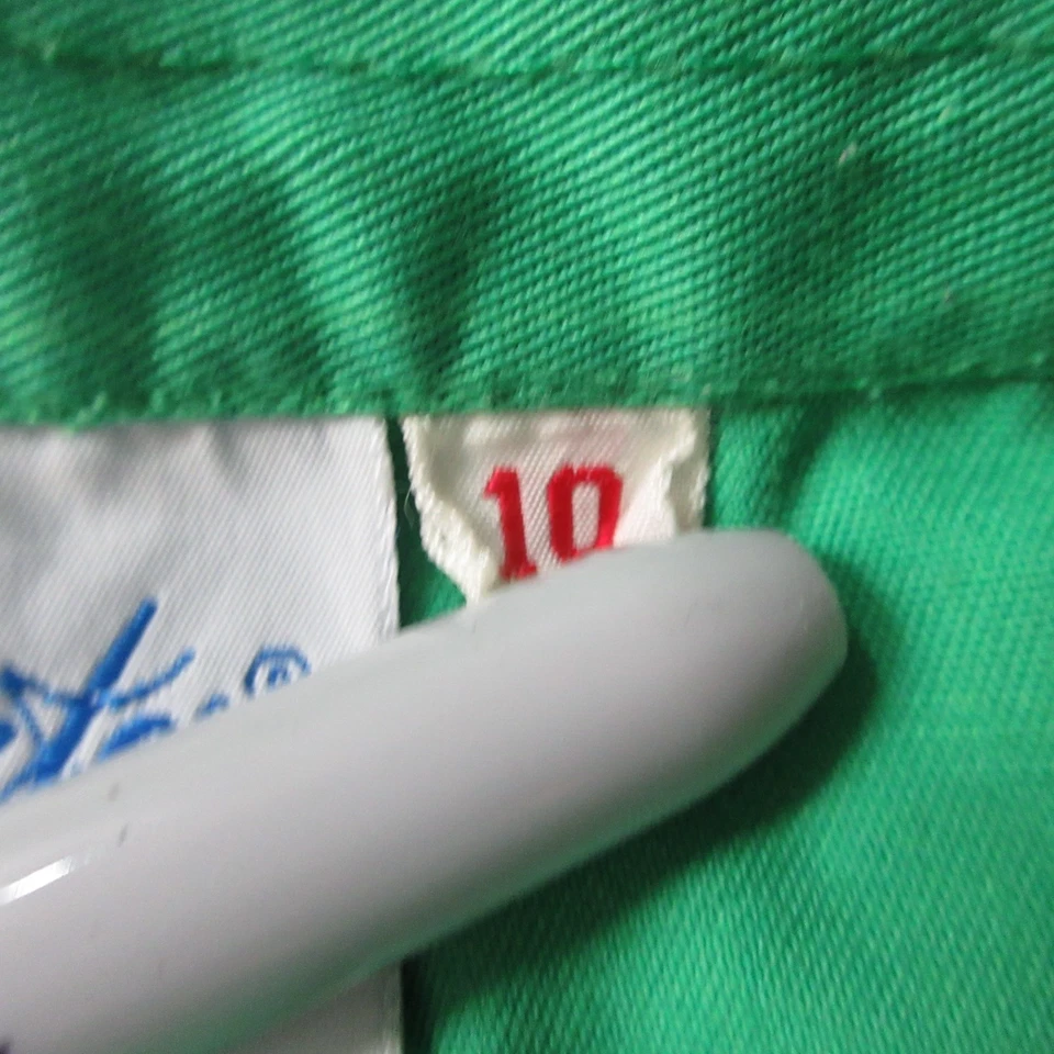 Haymaker Lacoste Vintage Shorts Womens 10 Green High Rise Tennis 60's - Image 2 of 4