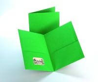 Staples 2-pocket Folder Green 10/pack on sale Staples 2-pocket Folder Green 10/pack on sale