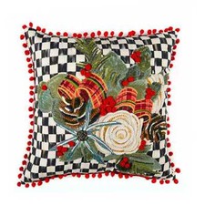 MacKENZIE CHILDS SCOTTISH PILLOW 20 x 20 BNWT