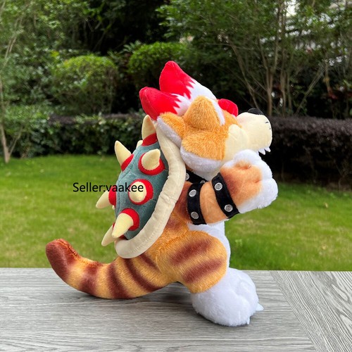 8 Estilos Juguete de Peluche Super Mario Gato Oscuro Seco Rey Bowser's Fury Bowser Muñeca Koopa - Imagen 5 de 53