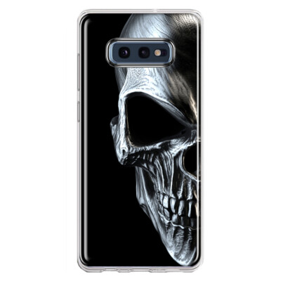 Mundaze Case for Samsung Galaxy S10e Cover Black Skull
