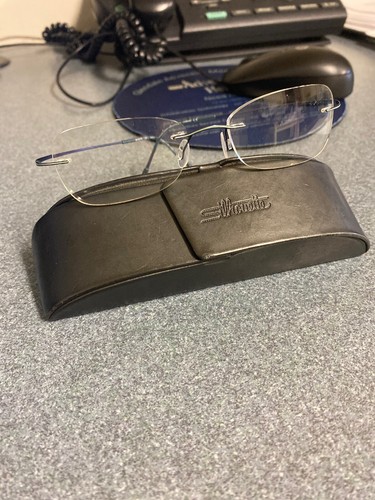 Silhoutte Minimal Art Eyeglasses With Case