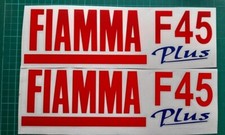 FIAMMA F45 plus Large 2 Colour Sticker Decal x 2.   Choice of 19 colours