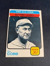 1973 TOPPS BASEBALL #475 TY COBB!! $1 SHIPPING!!