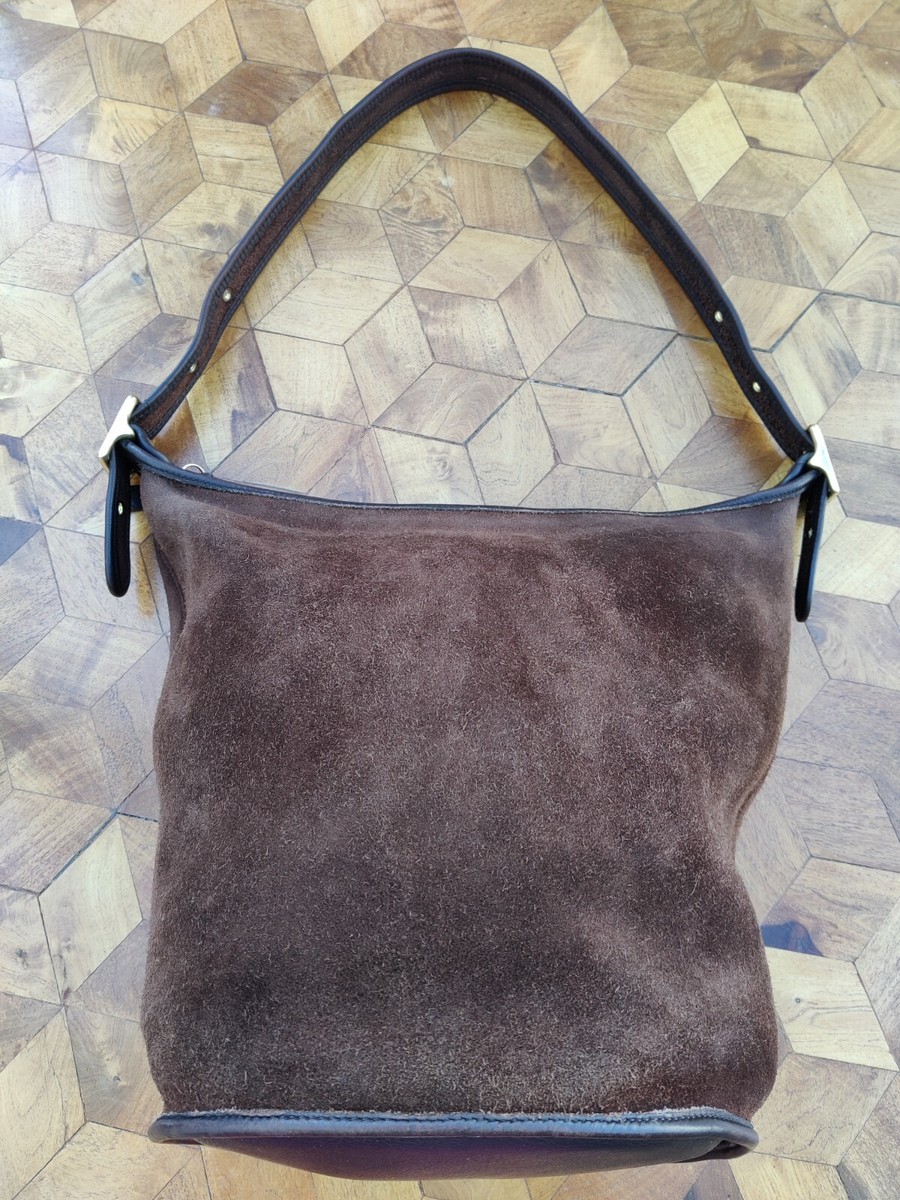 Vintage Rare Coach Berkeley Duffle Sac Bag 9010 USA Brown Suede | eBay 