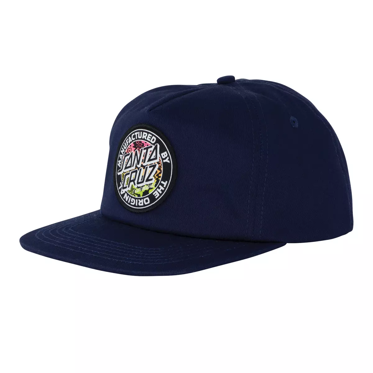 Santa Cruz Skateboards Hat Acidic MFG Dot Snapback Mid Navy eBay