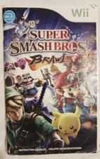 Super Smash Bros Brawl Nintendo Wii Instruction Manual Only Booklet Guide