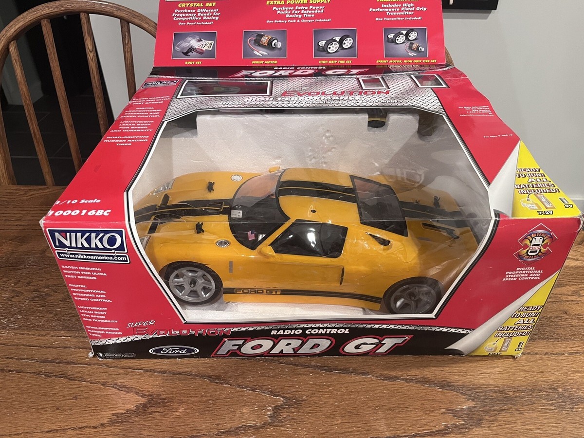 Vintage NIKKO R/C Super Evolution Ford GT 1/10th Scale Tested And