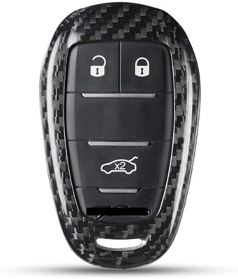 Real Red Carbon Fiber For Alfa Romeo Giulia Stelvio Key Fob