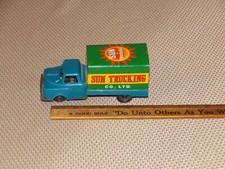VINTAGE SUN TRUCKING CO. LTD. FRICTION TRUCK  JAPAN - TIN LITHO  4"  WORKS 