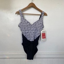 Deadstock Vintage Rose Marie Reid Patterned Bow Bathing Suit