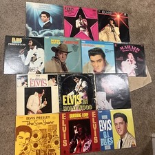 Vintage Elvis Presley Collection Records lot of 13 Lp Vinyls Rock Music Albums