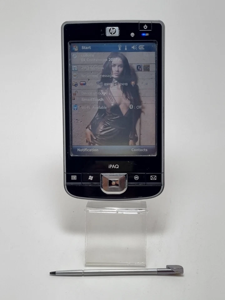 HP iPAQ 214 Enterprise Handheld PDA Windows Mobile 6.0 624MHz +battery Stylus - Image 4 of 4