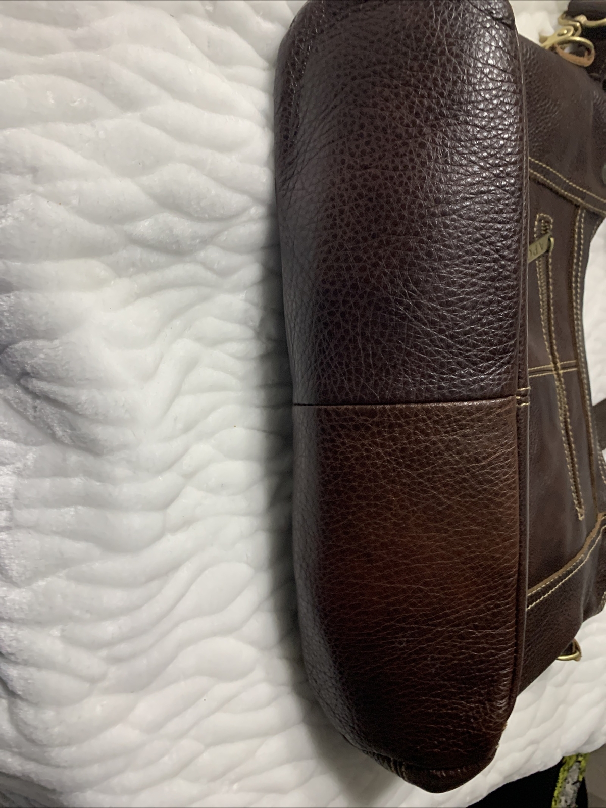 Ameri Leather Dark Brown Bag Shoulder Bag. - image 9