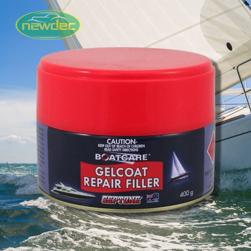 Gelcoat Putty Fibreglass Repair Kit (White) 400gm Chip & Scratch