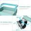 Metal-Rolling-Trolley-Utility-Cart-Heavy-Duty-Mobile-Storage-Organizer-Shelves thumbnail 6