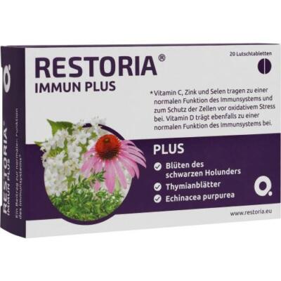 RESTORIA IMMUN PLUS Lutschtabletten 20 ST PZN 18248634