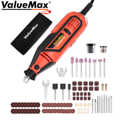 #ad ValueMax 1.2Amp Corded Dremel Rotary Tool Kit with Storage Case 35000 RPM Speed $29.99