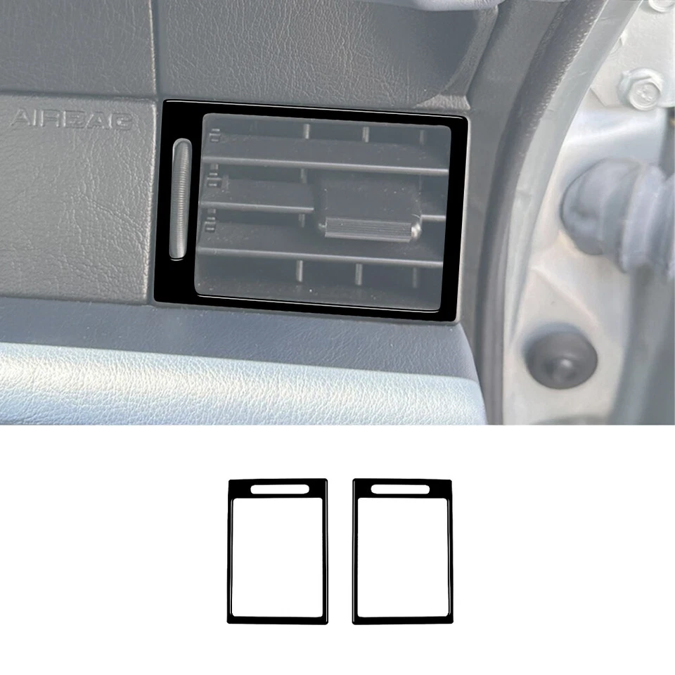 2PC Gloss Black Interior Trim Front Ait Vent Panel For Porsche 911 1989-1997 Foto 2 de 4