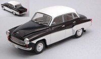Wartburg 312 Black/White 1:24 Modell WB124096 Whitebox