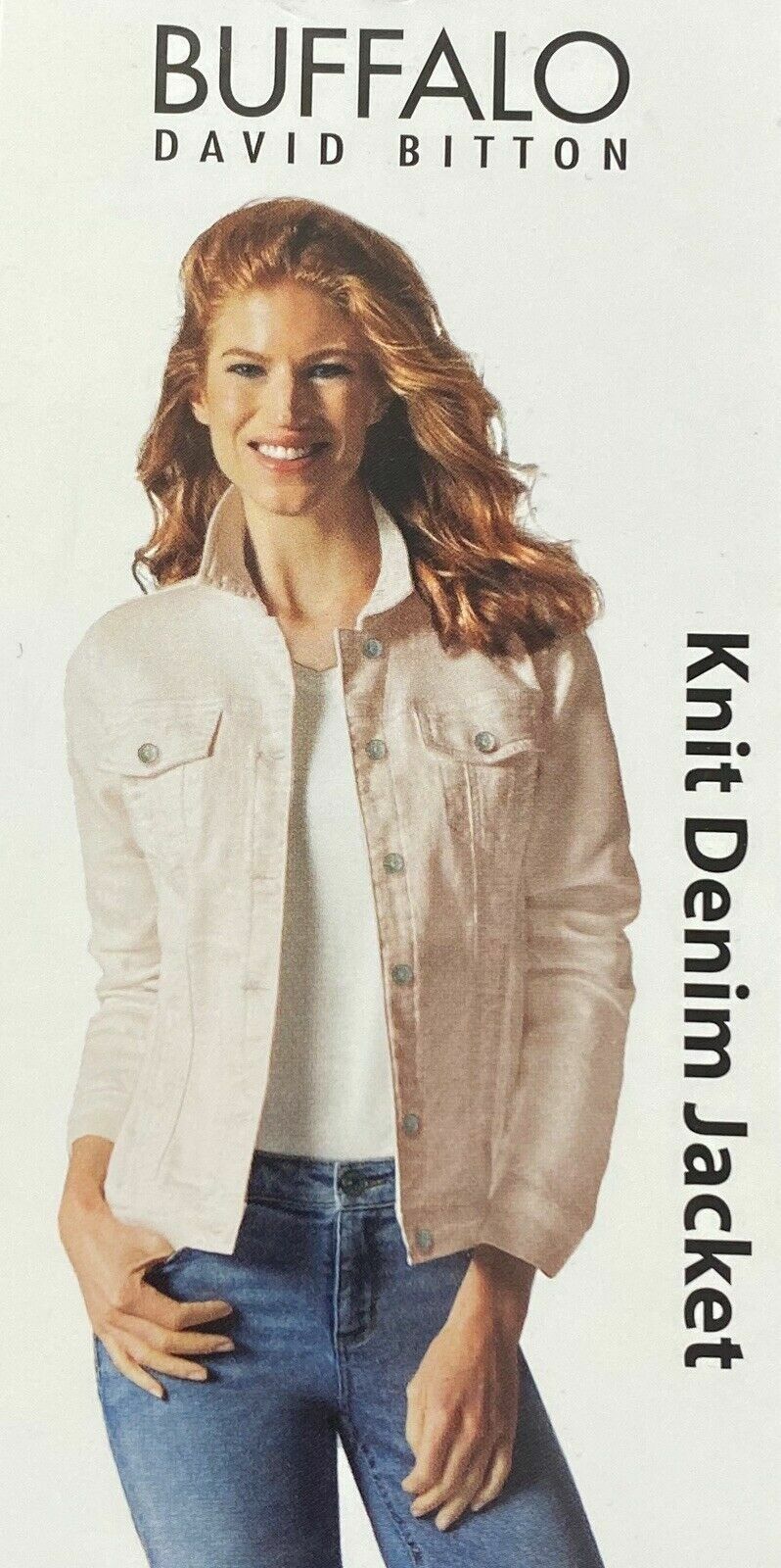 Knit Denim Jean Jacket Stretch 